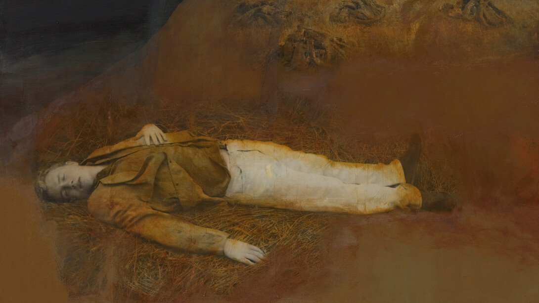 Hughie O’Donoghue, The leave taking, 2009. Courtesy of Royal Hibernian Academy of Arts