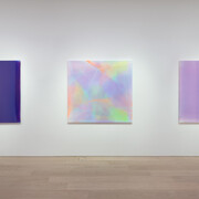 Helen Pashgian and Kim Taek Sang, Reflections and refractions, installation view. Courtesy of the Lehmann Maupin Gallery