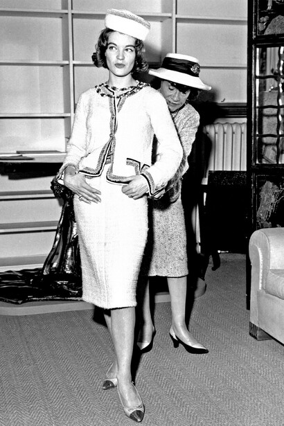 Coco Chanel con Romy Schneider