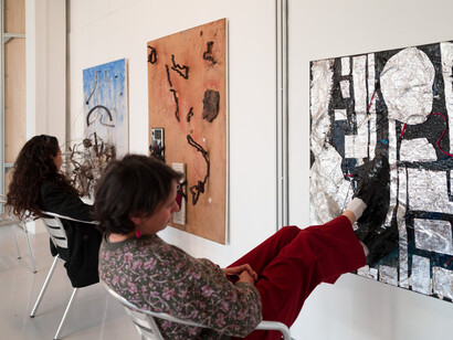 Diego Bianchi, ThéâtrEErreuR, vue de l'exposition. Avec l'aimable autorisation de la Galerie Jocelyn Wolf