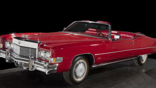 Red Cadillac Eldorado owned by Chuck Berry, 1973. Donation of Charles E. Berry