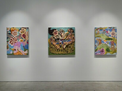 Gone Fishin', Exhibition view. Courtesy of Joshua Liner Gallery