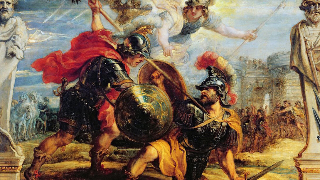 'Aquiles derrotando a Héctor' (Peter Paul Rubens, 1630)