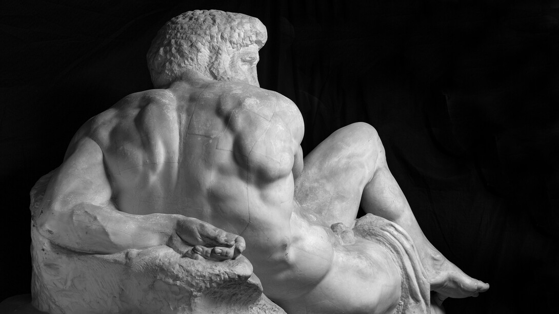 Michelangelo imperfect, artwork in exhibition. Courtesy of Statens Museum for Kunst