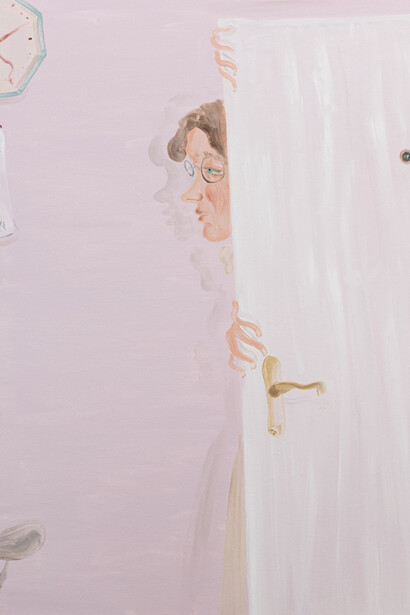 Jose Bonell, Simone Weil looking into the future, 2024. Courtesy of Adams and Ollman