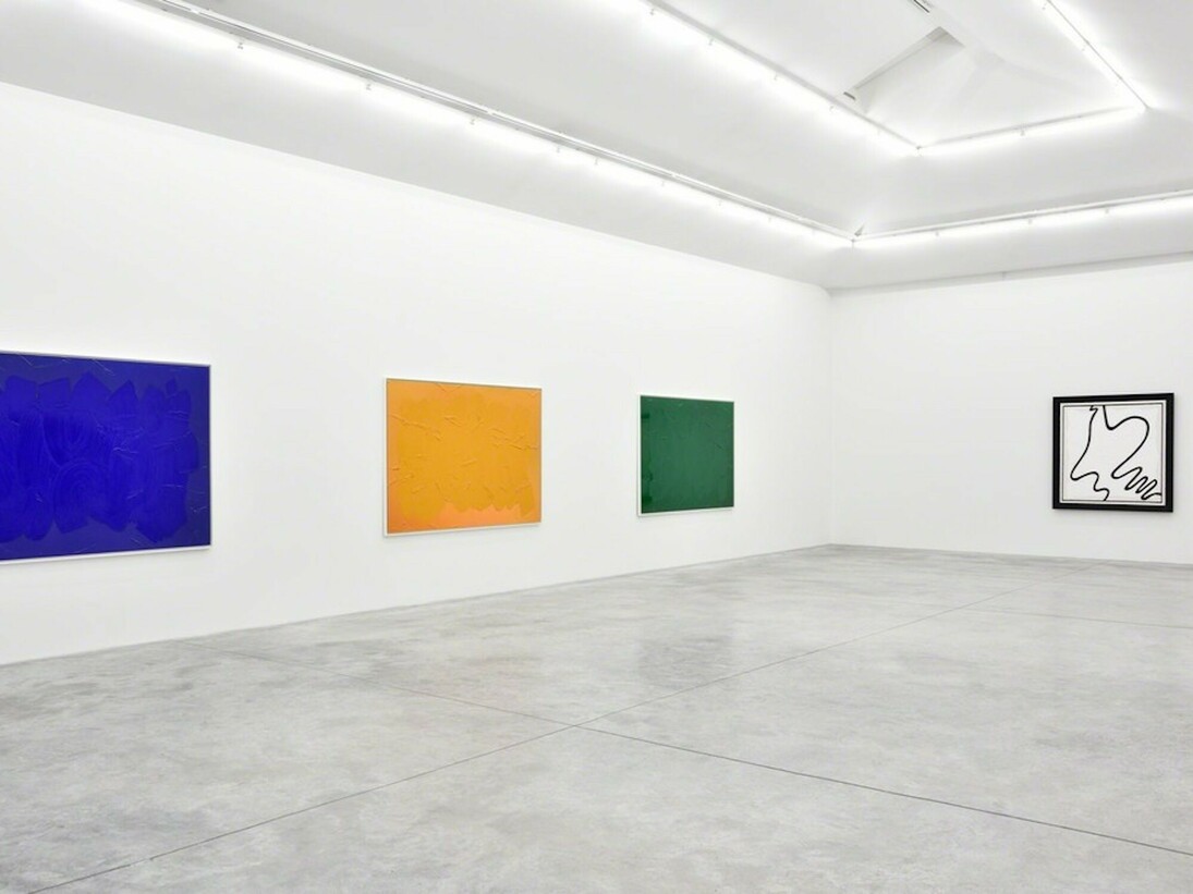 A cappella, Exhibition view. Courtesy of Almine Rech