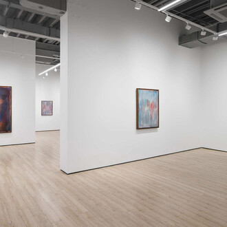 Thu-Van Tran, No longer day, not yet night, exhibition view. Courtesy of Almine Rech