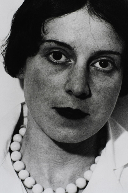Ilse Bing (German, 1899-1998), Self-portrait, Paris, 1931, printed later, Gelatin silver print, h. 14 in. (35.6 cm); w. 11 in. (27.9 cm), San Antonio Museum of Art, gift of Ernest Pomerantz and Marie Brenner, 2012.23.25, © Estate of Ilse Bing, courtesy Michael Mattis