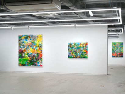 Ayumu Yamamoto, Year-end light, exhibition view. Courtesy of MAKI Gallery