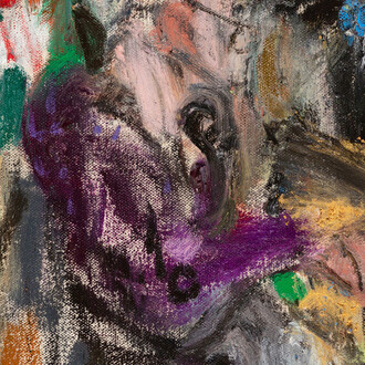 Nick Miller, PH: painting reverie (detail), 2024. Courtesy of Hillsboro Fine Art