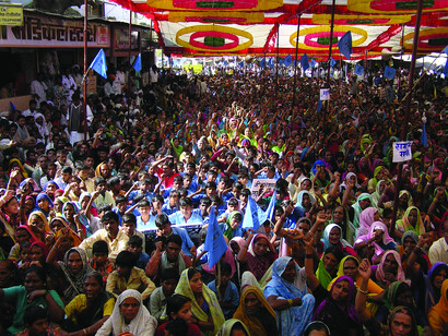 Narmada Bachao Andolan anniversary rally, Badwani, 2005 @ Ashish Kothari