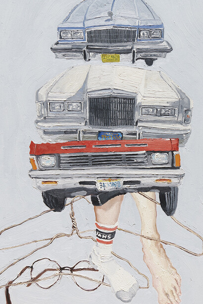 Emilio Villalba, Cars Wires and Feet, 2021
