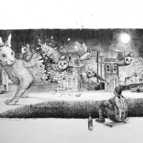 Dulk, Nightmare,

Pencil on paper,
70 X 50 cm, 2015