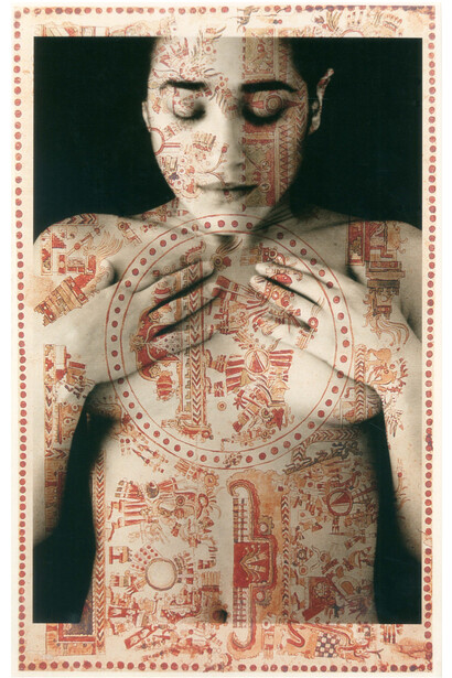 Tatiana Parcero, Catografica Interior #43 (3/10), 1996, c-print and acetate, 10x8.50 inches. Courtesy the artist and Throckmorton Fine Art, NYC