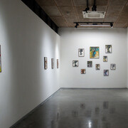 Jagath Weerasinghe, How many skies have fallen, exhibition view. Courtesy of Nature Morte