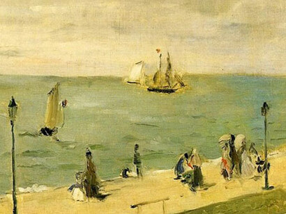 Berthe Morisot, La spiaggia à la Petit, 1872