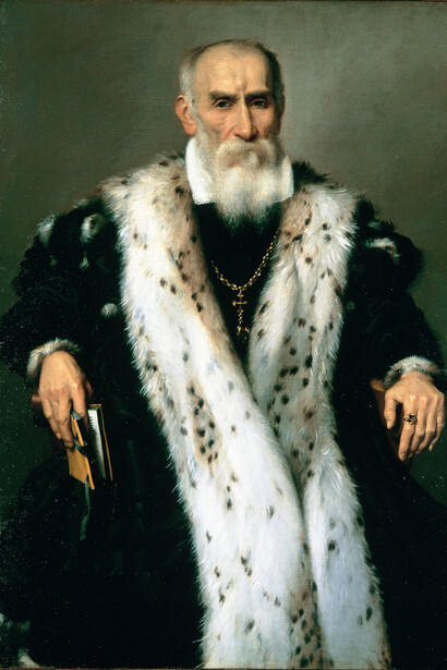 Giovanni Battista Moroni, Gian Girolamo Albani, c.1570. Oil on canvas, 107 x 75 cm. Private Collection. Photo: Private collection
