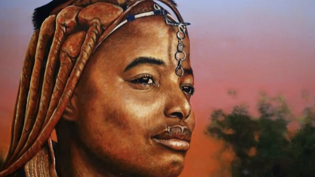 Tonderai Mujuru, The Himba queen: a mother's eternal love, 2024. Courtesy of Andakulova Gallery