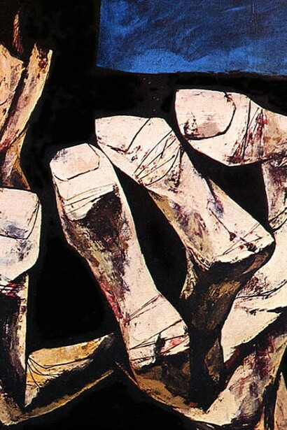 Oswaldo Guayasamín, Manos de la protesta #13 (1968, detalle)