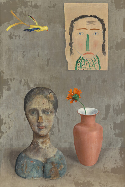 Two Heads, Rudolf Wacker, b. 1893 d. 1939, 1932, Oil on canvas