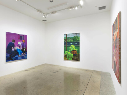 Patrick Bayly. Like a lion, my hands and my feet, installation view. Courtesy of Steve Turner