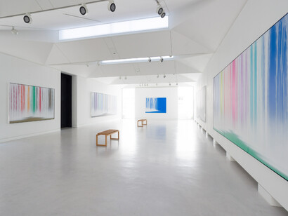 Hiroshi Senju, There Is Still A Light, 2023, installation view. Courtesy of Sundaram Tagore Gallery, London