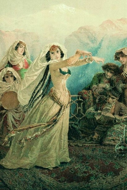 Il ballo della principessa Tamara in un dipinto di Mihály Zichy