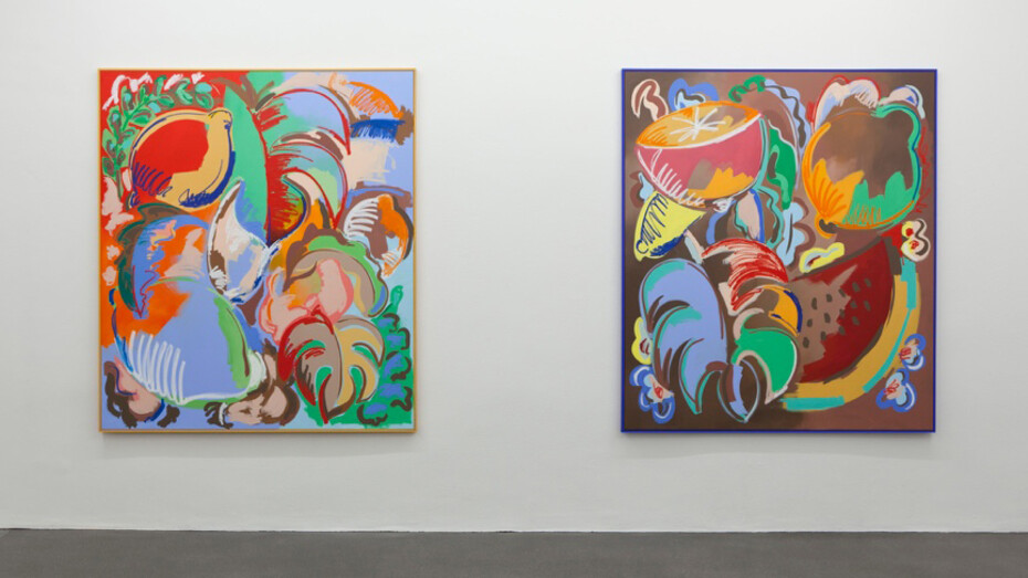 Sol Calero. Solo Pintura, Installation view, Barbara Gross Galerie Munich, 2018.
Photo: Wilfried Petzi, Courtesy Barbara Gross Galerie