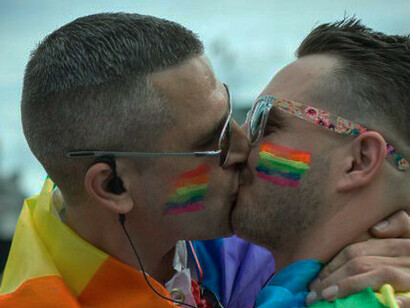 Participantes en una Marcha del Orgullo 
