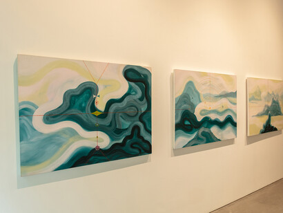 Emily Cheng, Citra Sasmita, Geraldine Javier, A knowing, exhibition view. Courtesy of Silverlens Galleries
