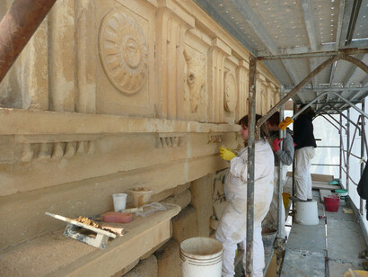 Pulitura della pietra
