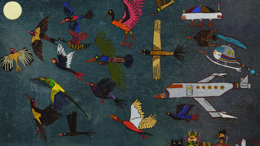Doowon Lee, Stormy night flight (detail), 2026. Courtesy of ACA Galleries