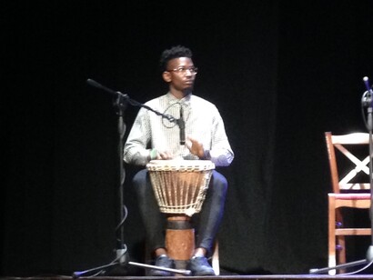 Henry Obgoin alle percussioni