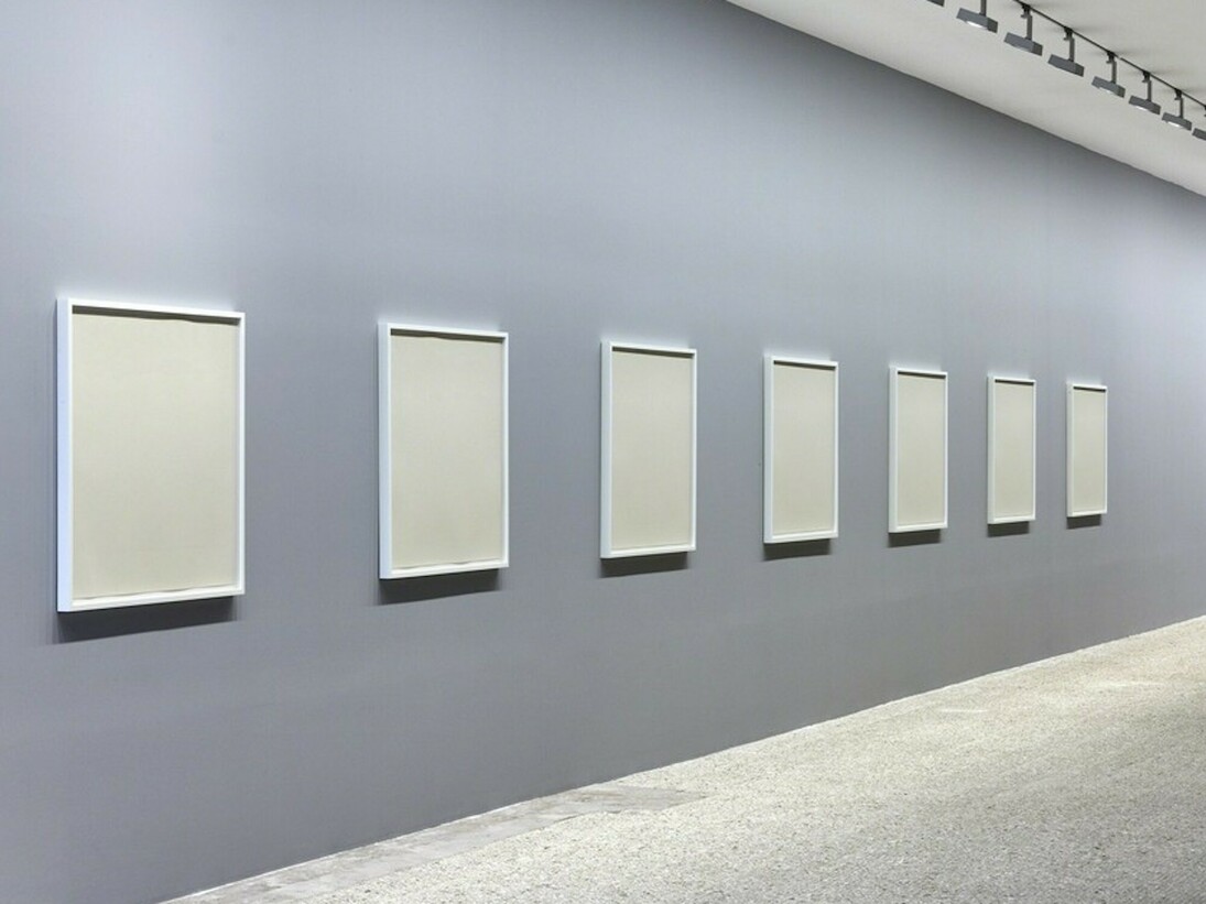 Walter De Maria, Exhibition view. Courtesy of Gagosian Gallery