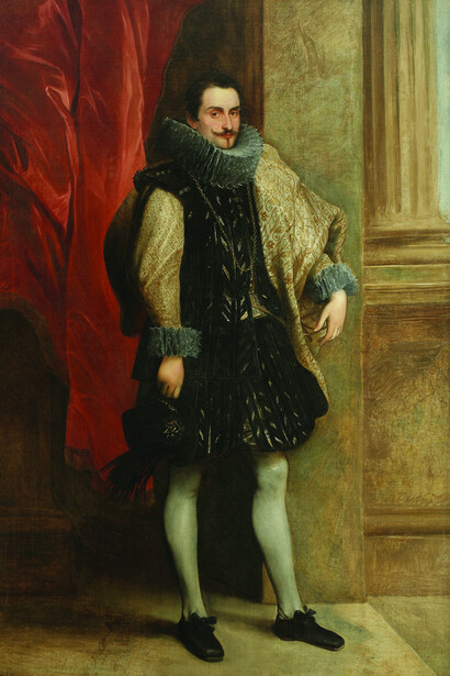 Anton Van Dyck, Genoese Nobleman, 17th century. Oil on canvas. Long term loan from the Schorr Collection
