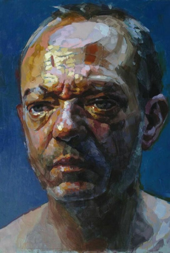 Laurent Dauptain, Autoportrait (1601), 2014, Oil on Canvas, 63¾" x 44¾"