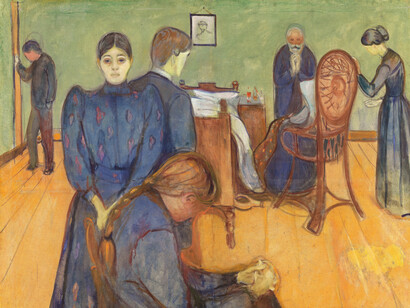 Edvard Munch, Muerte en la habitación, 1895