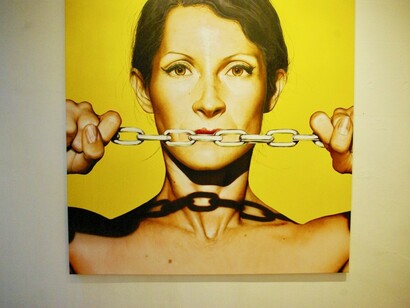 Victor Rodriguez, New Mexican Psychorealism, Exhibition view. Courtesy of Galerie Benjamin Eck