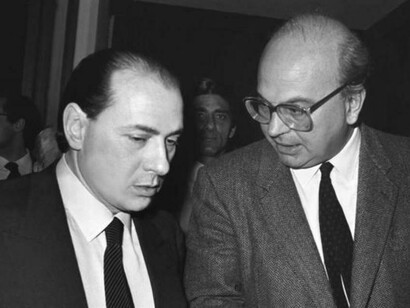Bettino Craxi e Silvio Berlusconi