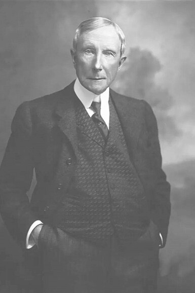 Portrait of Mr. Rockefeller, shot by Oscar White in 1914