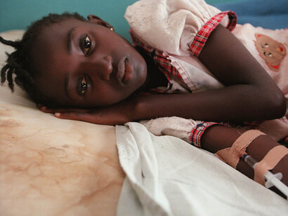 Los niños sufren también esta enfermedad común en África