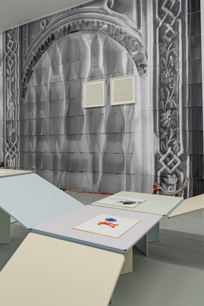 To See the Inability to See, On the nocturnal and most delirious summit of imagination, exhibition view. Courtesy of Josilda da Conceição Gallery