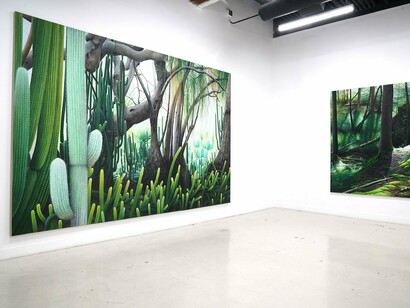 Installation View, Adele Renault & Chad Hasegawa, Here Now, Now Here, 2024. Courtesy of Good Mother Gallery