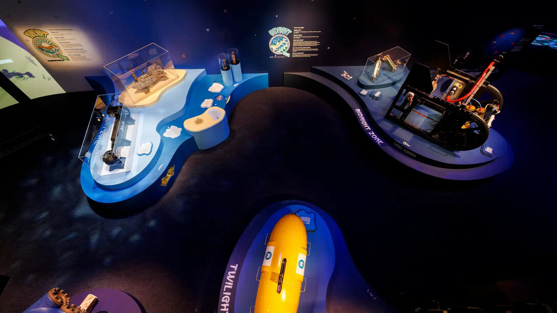 Ultimate depth, a journey to the bottom of the sea, exhibition view. Courtesy of Australian National Maritime Museum