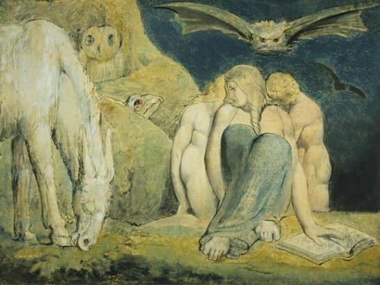 The Triple Hecate c 1795, William Blake, Polytype on paper 41.60 x 56.10 cm, © National Galleries of Scotland