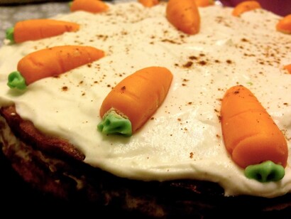 Tarta cocinada con estevia