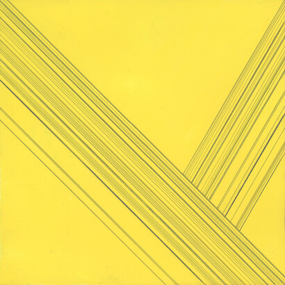 Susan Schwalb, Intermezzo #3, 2015, Silver, gold and aluminium, yellow gesso on arches paper