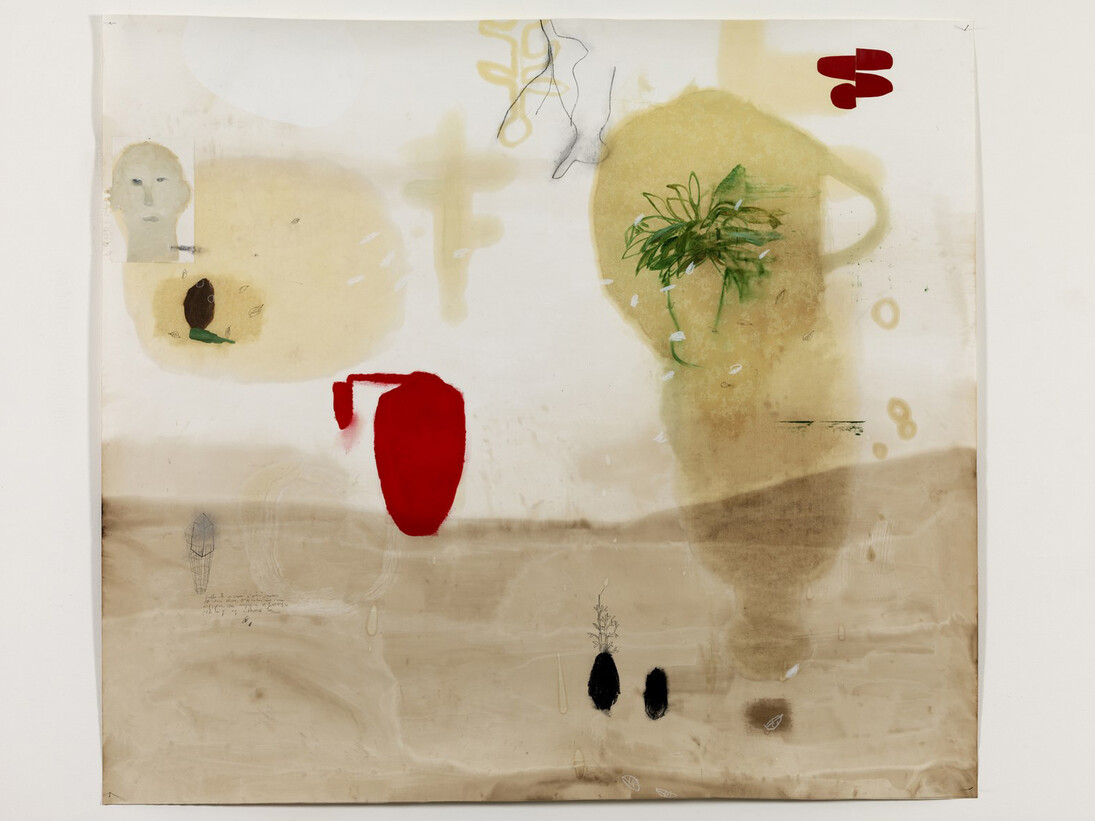 Mirko Baricchi, Humus #18, 2015, tecnica mista su cartoncino, 136 x 152, ph Dario Lasagni