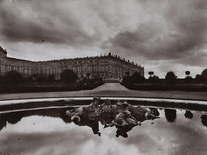 Eugène Atget, Versailles, effet d'orage (detail), 1903. Courtesy of Yokohama Museum of Art