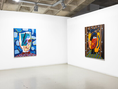 José María Córdoba, Figuras y sueños, exhibition view. Courtesy of Yusto / Giner